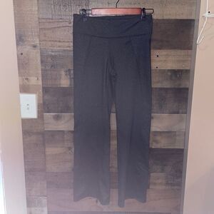 Zobha Charcoal Gray Flare Yoga Pants